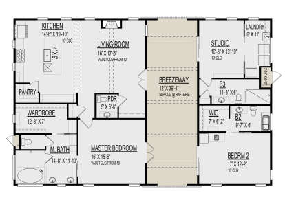 Main Floor  for House Plan #9300-00085