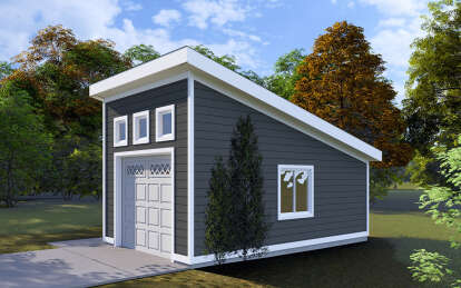 Contemporary House Plan #2802-00272 Elevation Photo