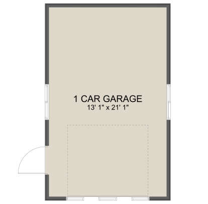 Garage Floor for House Plan #2802-00272