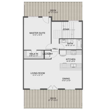 Second Floor for House Plan #2802-00273