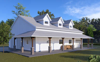 Modern Farmhouse House Plan #2802-00275 Elevation Photo