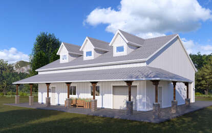Modern Farmhouse House Plan #2802-00275 Elevation Photo