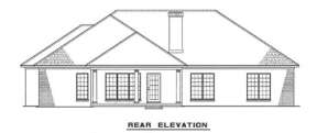 Ranch House Plan #110-00097 Elevation Photo