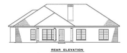 Ranch House Plan #110-00097 Elevation Photo
