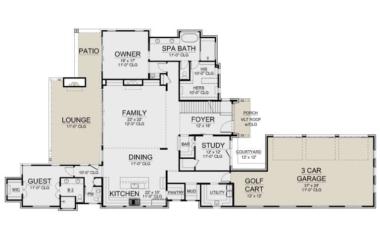 House Plan House Plan #30530 Drawing 1
