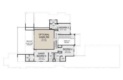 Second Floor for House Plan #5445-00528