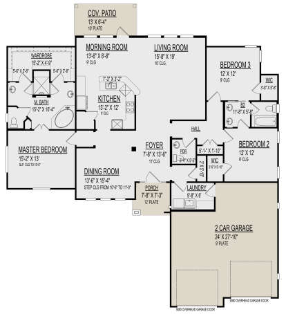 Main Floor  for House Plan #9300-00089