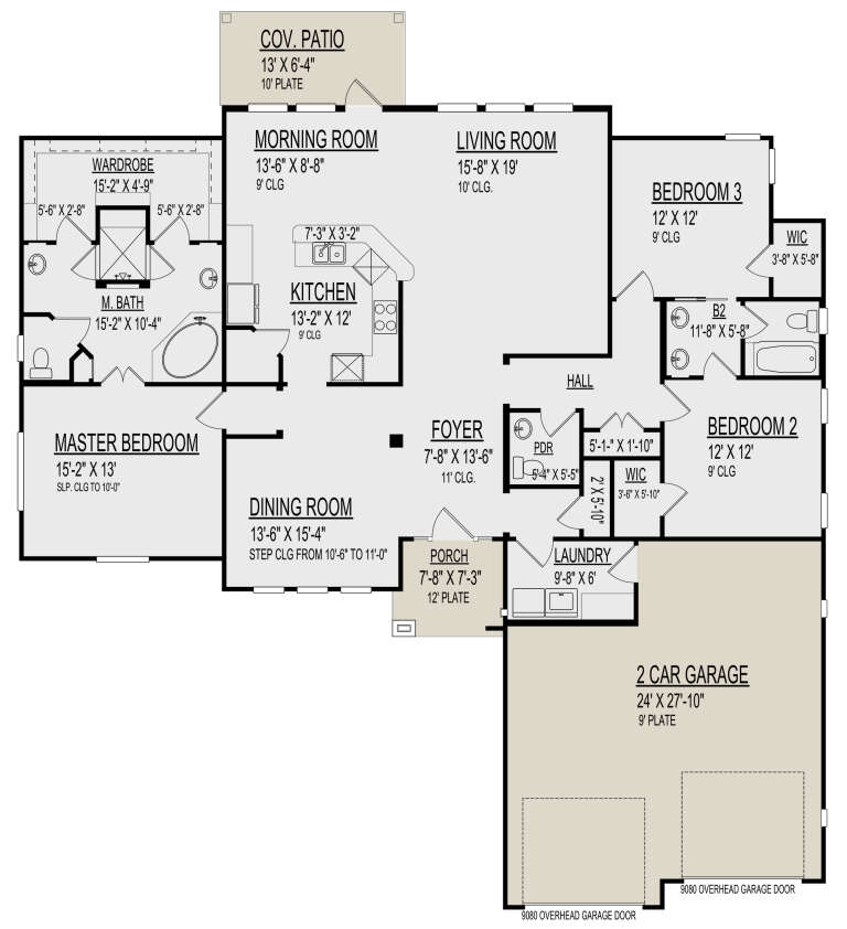 House Plan House Plan #30531 Drawing 1
