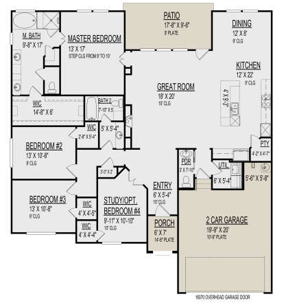 Main Floor  for House Plan #9300-00091