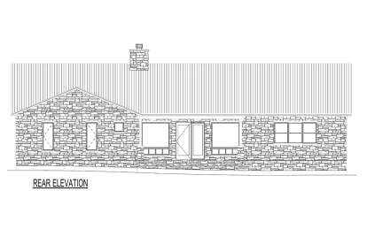 Ranch House Plan #9300-00093 Elevation Photo