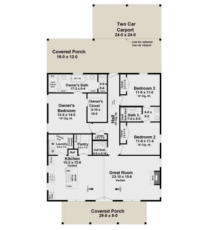 Main Floor  for House Plan #348-00318