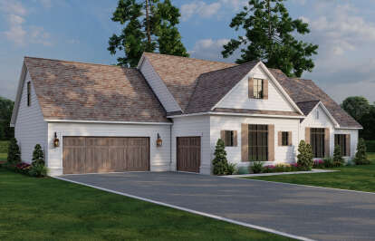 Modern Farmhouse House Plan #8318-00382 Elevation Photo