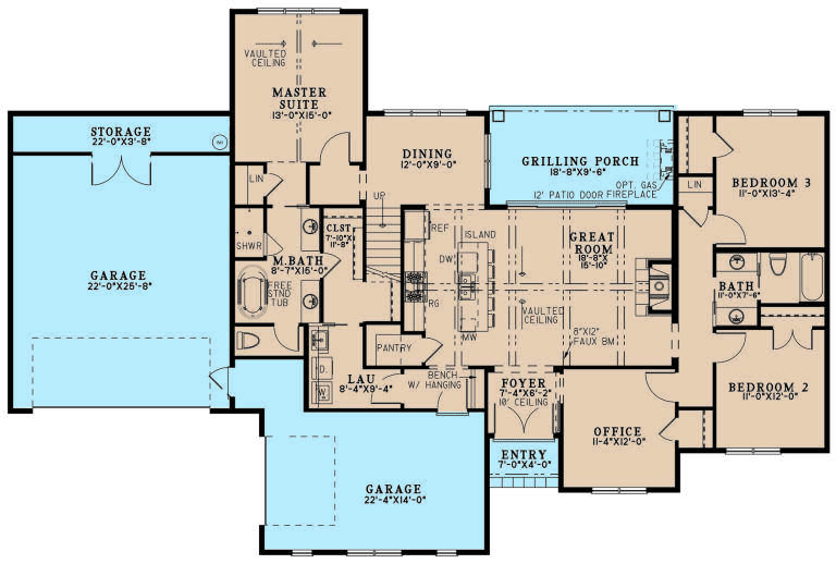 House Plan House Plan #30539 Drawing 1