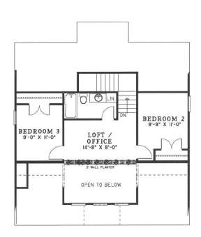 Floorplan 2 for House Plan #110-00098