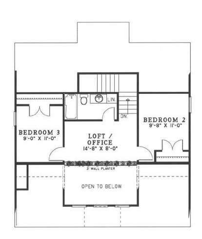 Floorplan 2 for House Plan #110-00098
