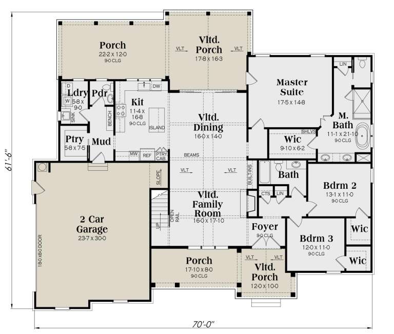 House Plan House Plan #30540 Drawing 1
