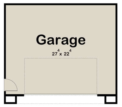 Garage Floor for House Plan #963-00879