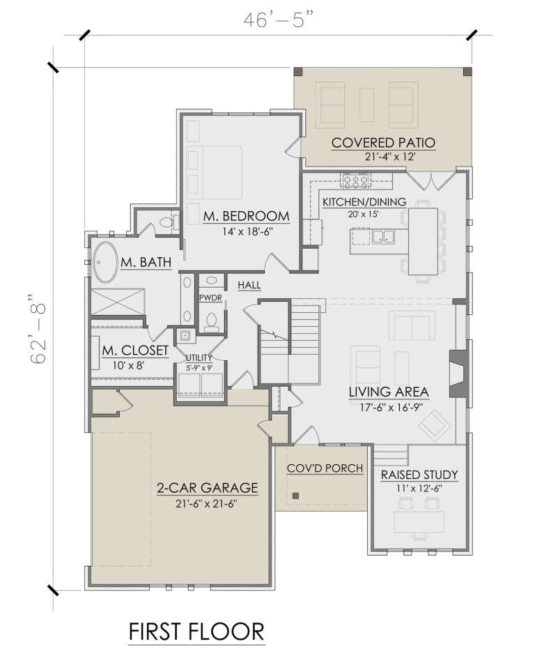 House Plan House Plan #30545 Drawing 1