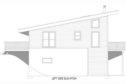 Modern House Plan #940-00987 Elevation Photo