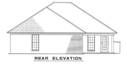 Ranch House Plan #110-00099 Elevation Photo