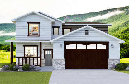 Modern Farmhouse House Plan #8326-00004 Elevation Photo