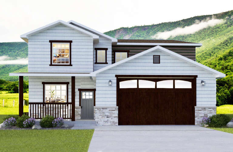 House Plan House Plan #30550 Front Elevation 
