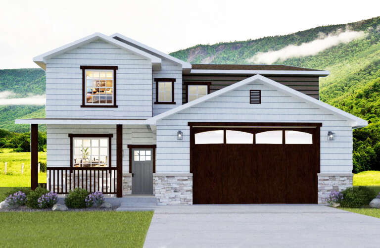 House Plan House Plan #30550 Front Elevation 