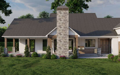 Modern Farmhouse House Plan #8318-00383 Elevation Photo