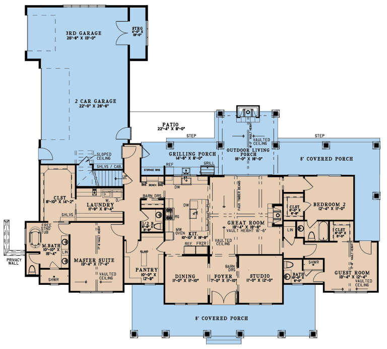 House Plan House Plan #30553 Drawing 1
