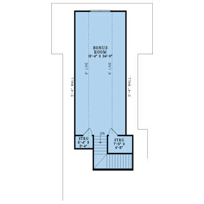 Bonus Room for House Plan #8318-00383