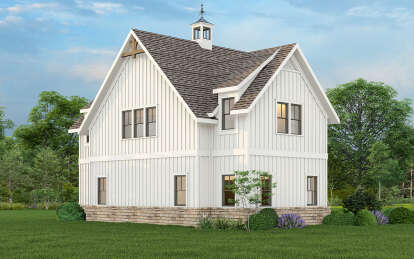 Modern Farmhouse House Plan #196-00006 Elevation Photo