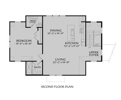 Second Floor for House Plan #196-00006
