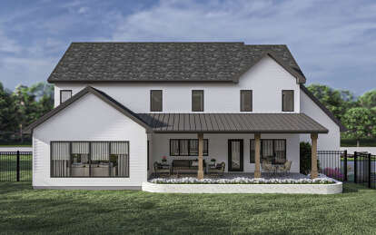 Modern Transitional House Plan #963-00880 Elevation Photo