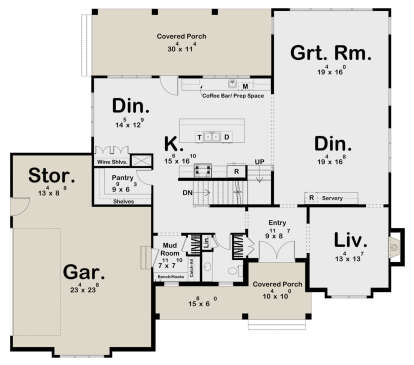 Main Floor  for House Plan #963-00880