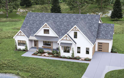 Modern Farmhouse House Plan #963-00881 Elevation Photo