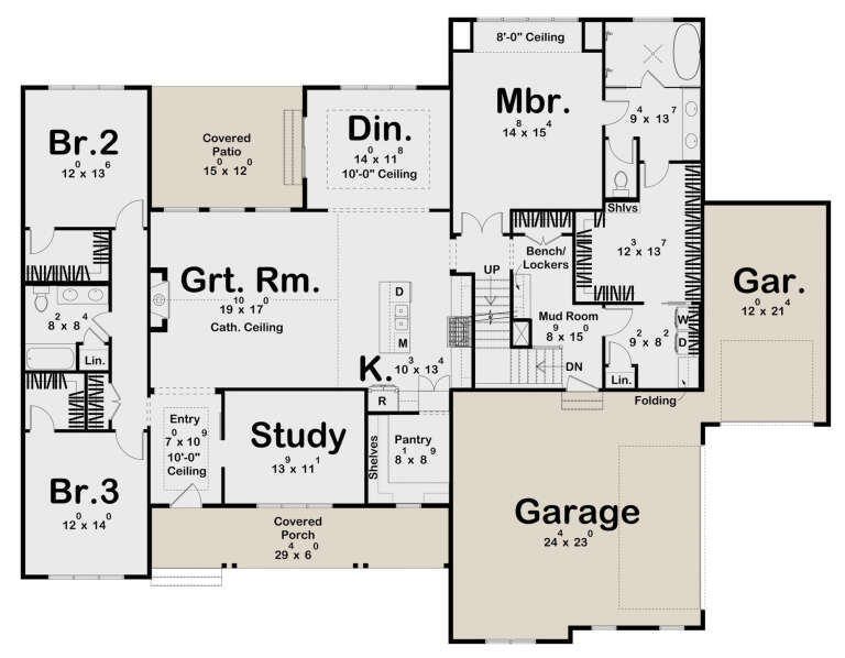 House Plan House Plan #30556 Drawing 1
