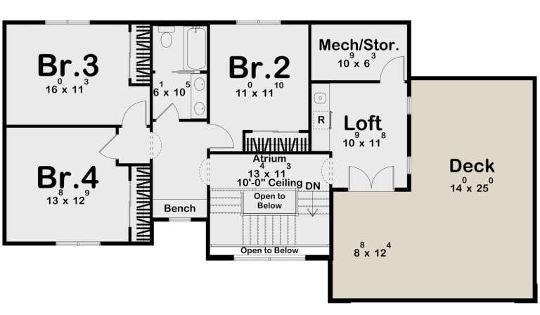 House Plan House Plan #30557 Drawing 2