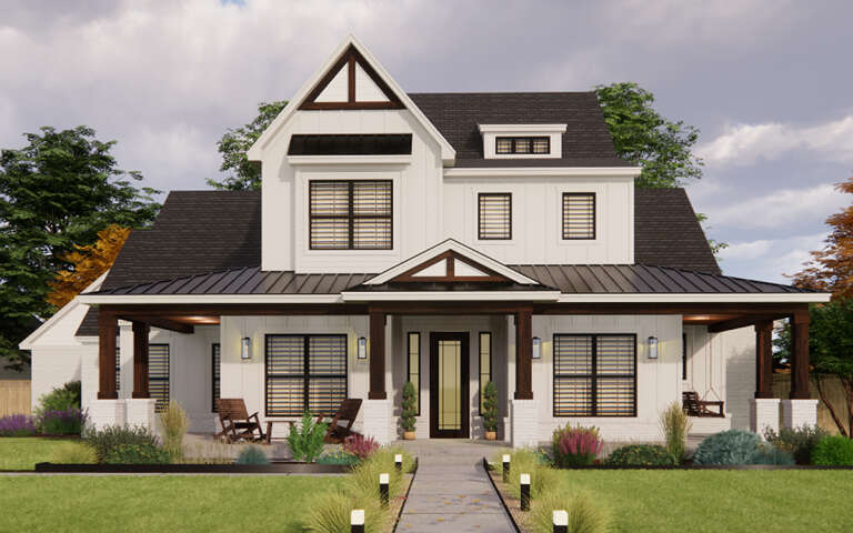 House Plan House Plan #30559 Front Elevation 
