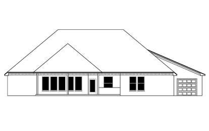 Modern Farmhouse House Plan #677-00026 Elevation Photo