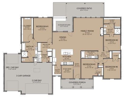 Main Floor  for House Plan #677-00026