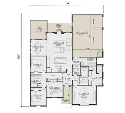 Main Floor  for House Plan #7071-00013