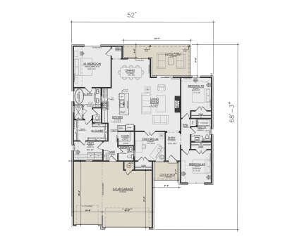 Main Floor  for House Plan #7071-00014
