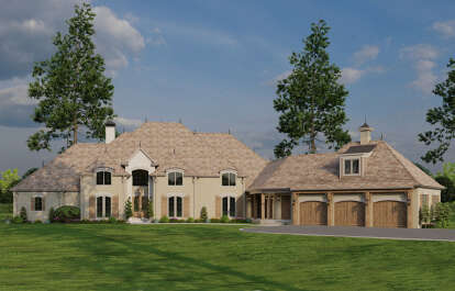 European House Plan #8318-00384 Elevation Photo