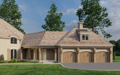 European House Plan #8318-00384 Elevation Photo