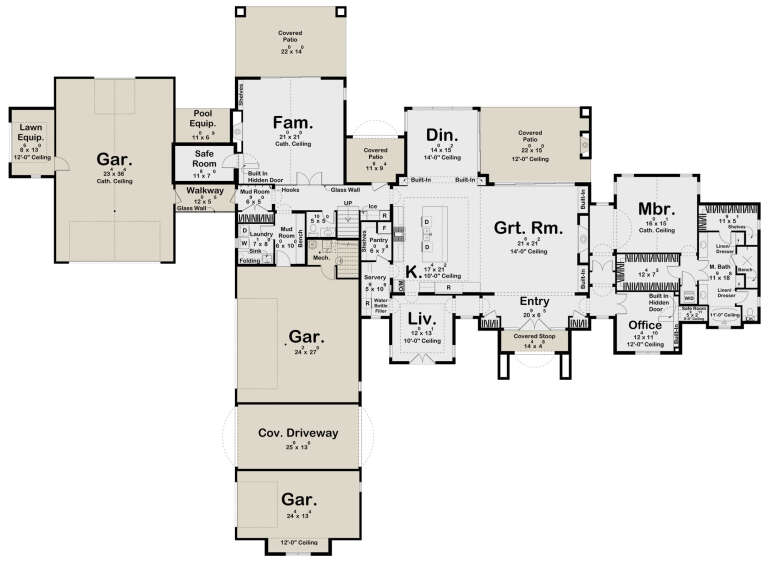 House Plan House Plan #30568 Drawing 1