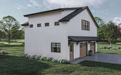 Barn House Plan #963-00884 Elevation Photo