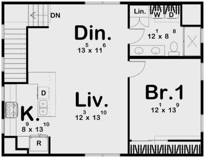 Second Floor for House Plan #963-00884