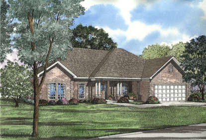 Traditional House Plan #110-00101 Elevation Photo