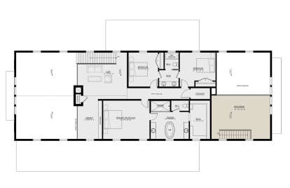 Second Floor for House Plan #8937-00001