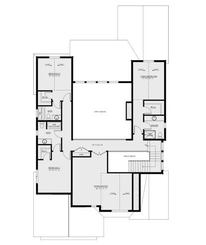 Second Floor for House Plan #8937-00004